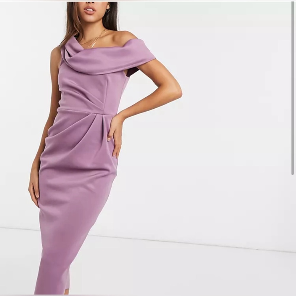 ASOS NWT Lilac Formal Midi Dress- US Size 6